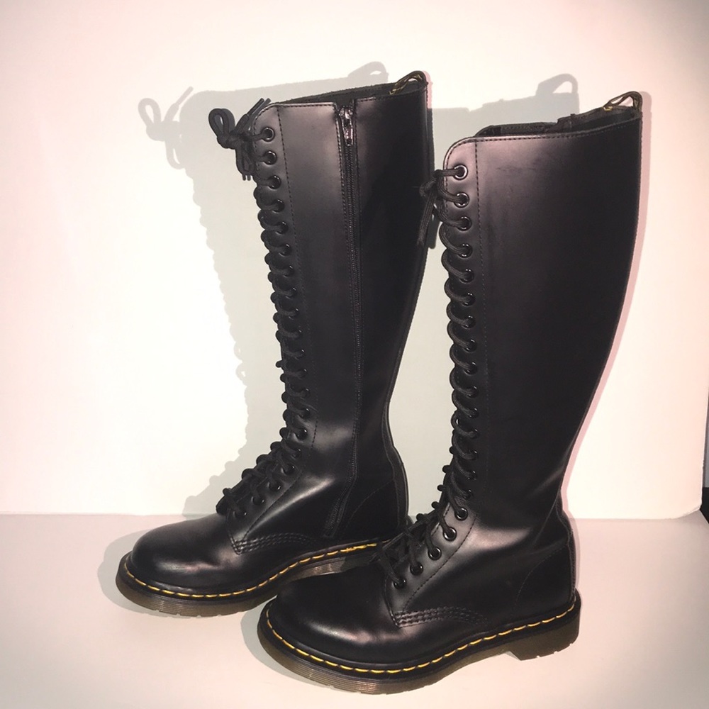 Dr Martens knee high boots